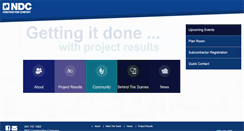 Desktop Screenshot of ndcconstruction.com